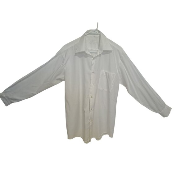 Character Classic Womens 3X White Button Down Shirt Medium Stretch (Flaw) - Picture 1 of 6